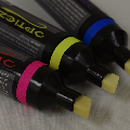 Opticz Jumbo XL Blue Red Yellow UV Blacklight Reactive Invisible Ink Felt Chisel Tip Marker Pen…